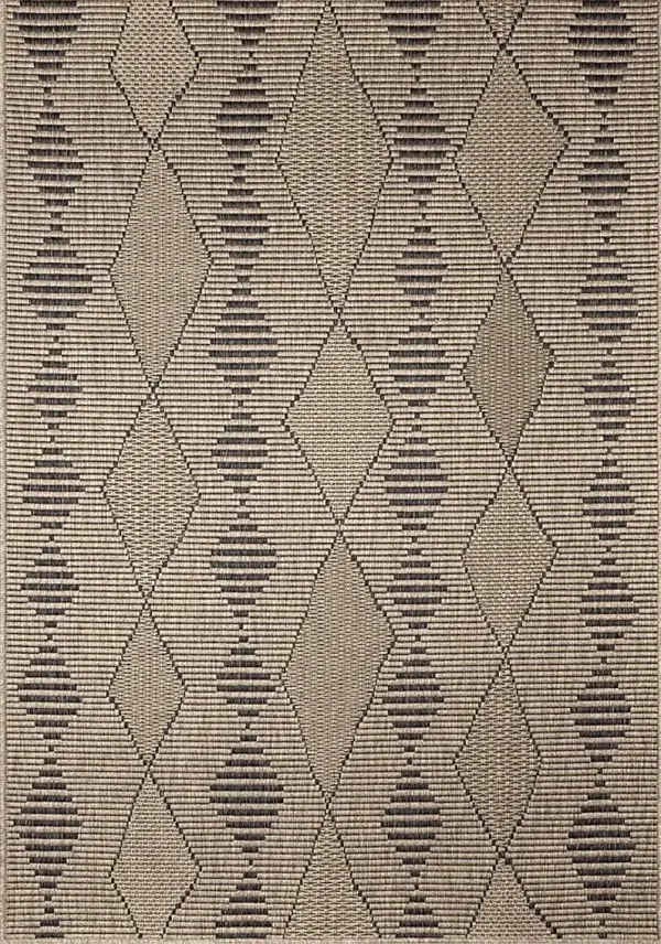 Kinacol Taupe 5'3 x 7'3 Indoor/Outdoor Rug