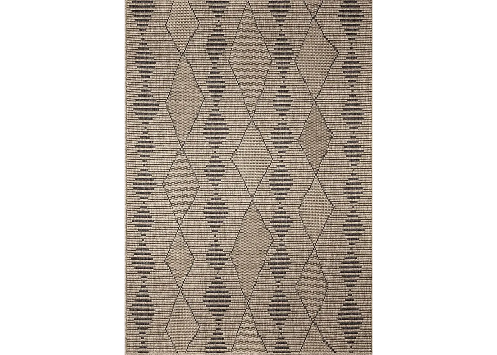 Kinacol Taupe 5'3 x 7'3 Indoor/Outdoor Rug