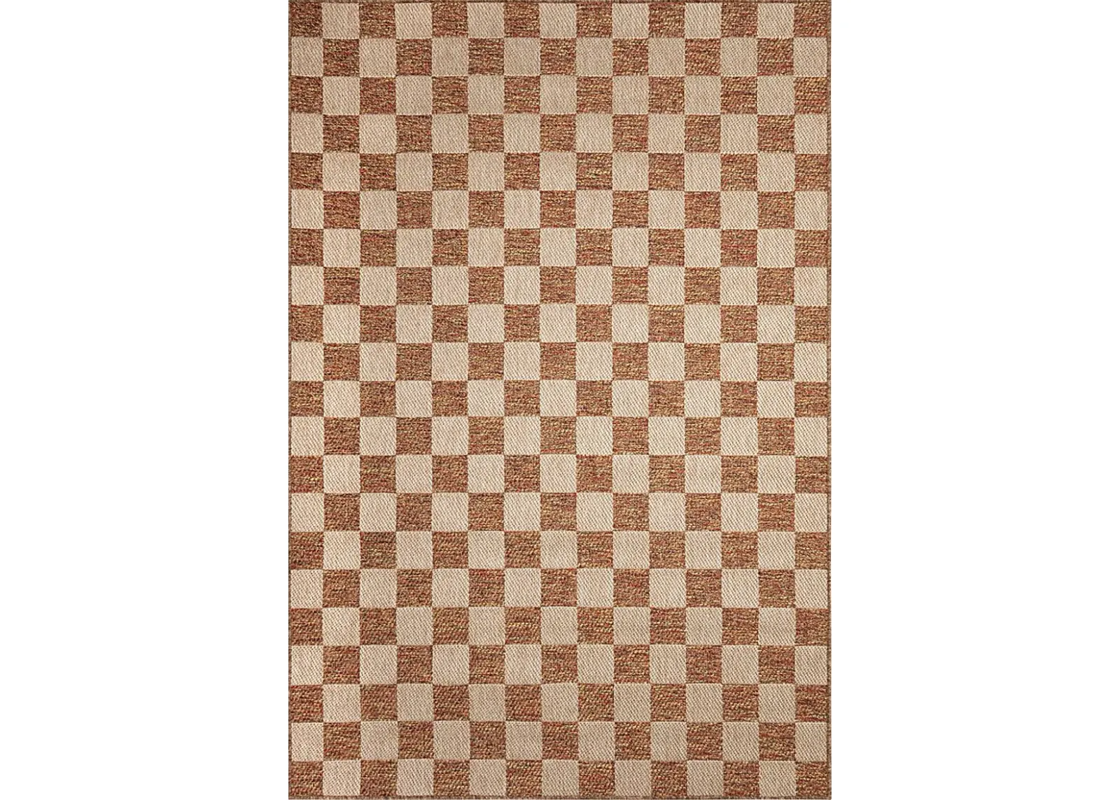 Salow Rust 5'3 x 7'3 Indoor/Outdoor Rug