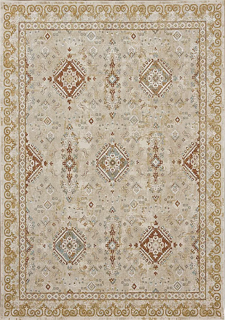 Leeworth Cream 5' x 7'6 Rug