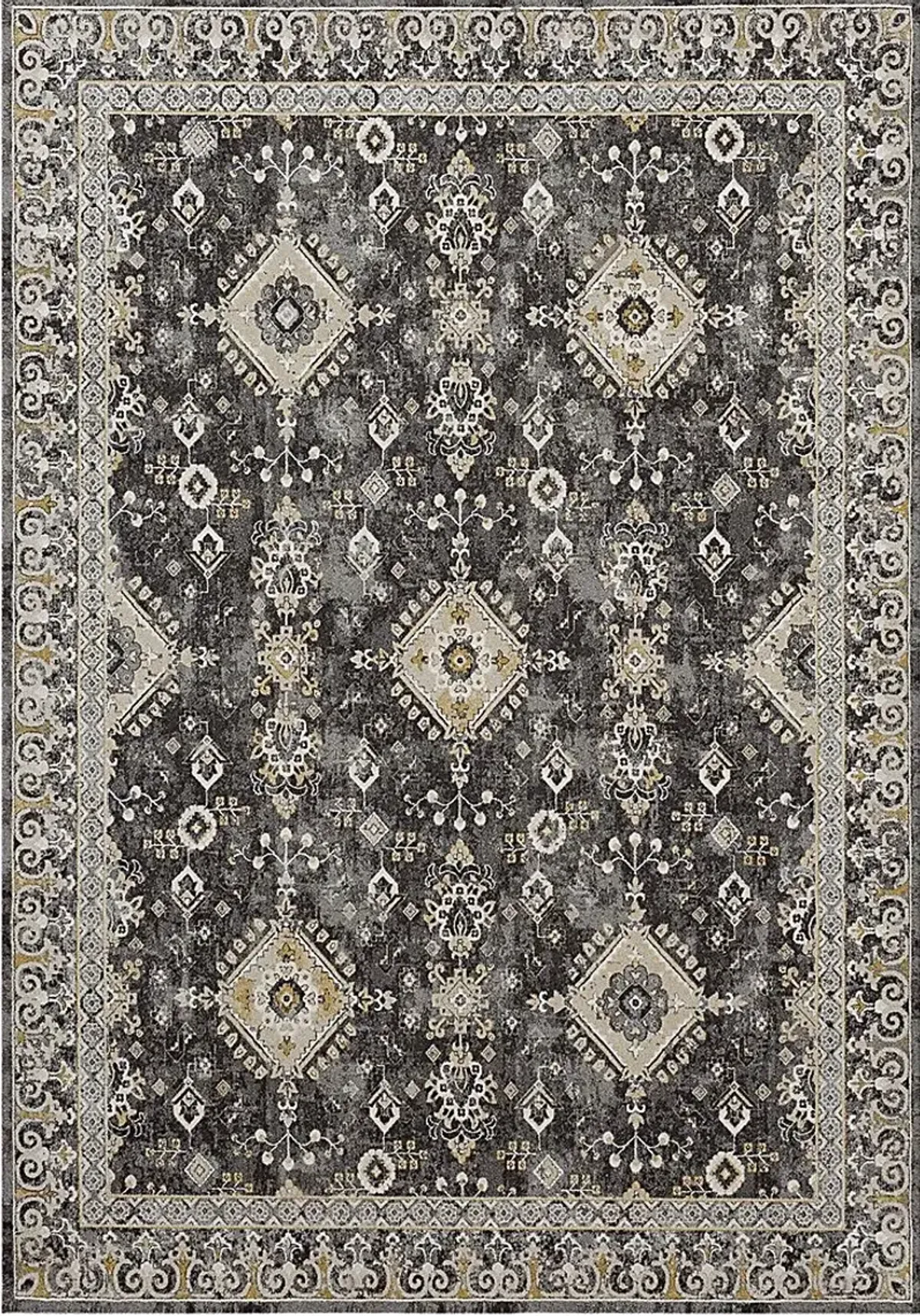 Leeworth Charcoal 5' x 7'6 Rug