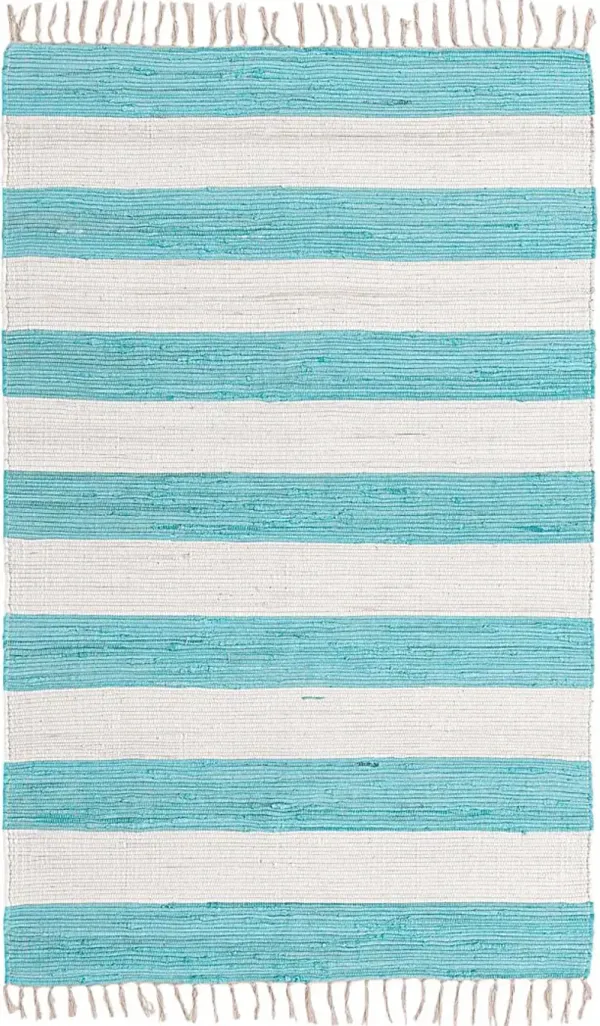 Reshay Turquoise 5'1 x 8' Rug