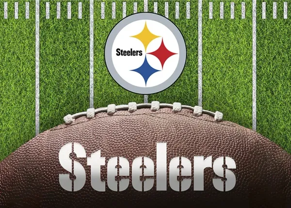 Pittsburgh Steelers 5' x 7' Machine Washable Rug