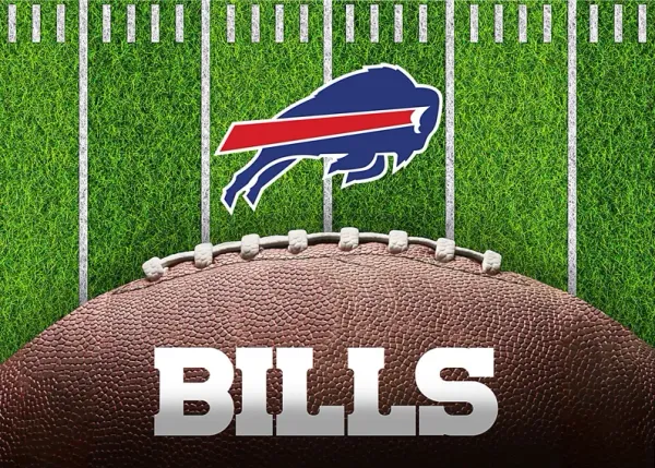 Buffalo Bills 5' x 7' Machine Washable Rug