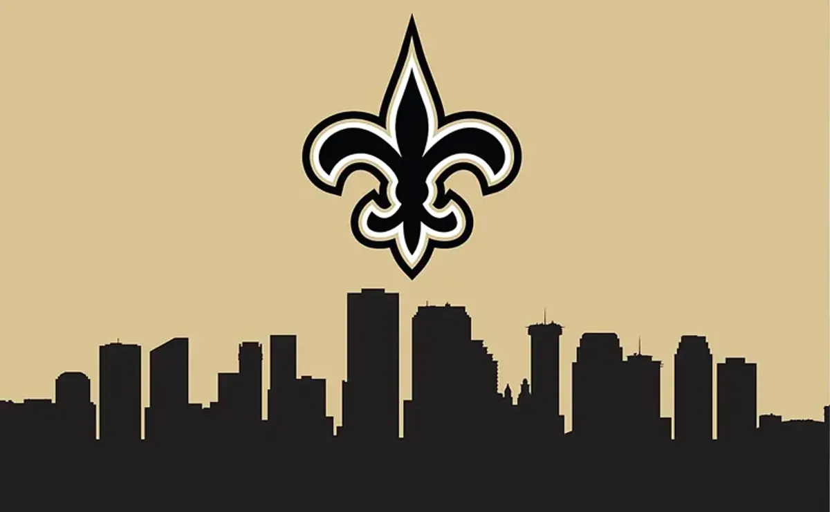 New Orleans Saints 2' x 3' Machine Washable Rug