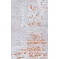 Fogven Gray/Rust 5' x 8' Rug