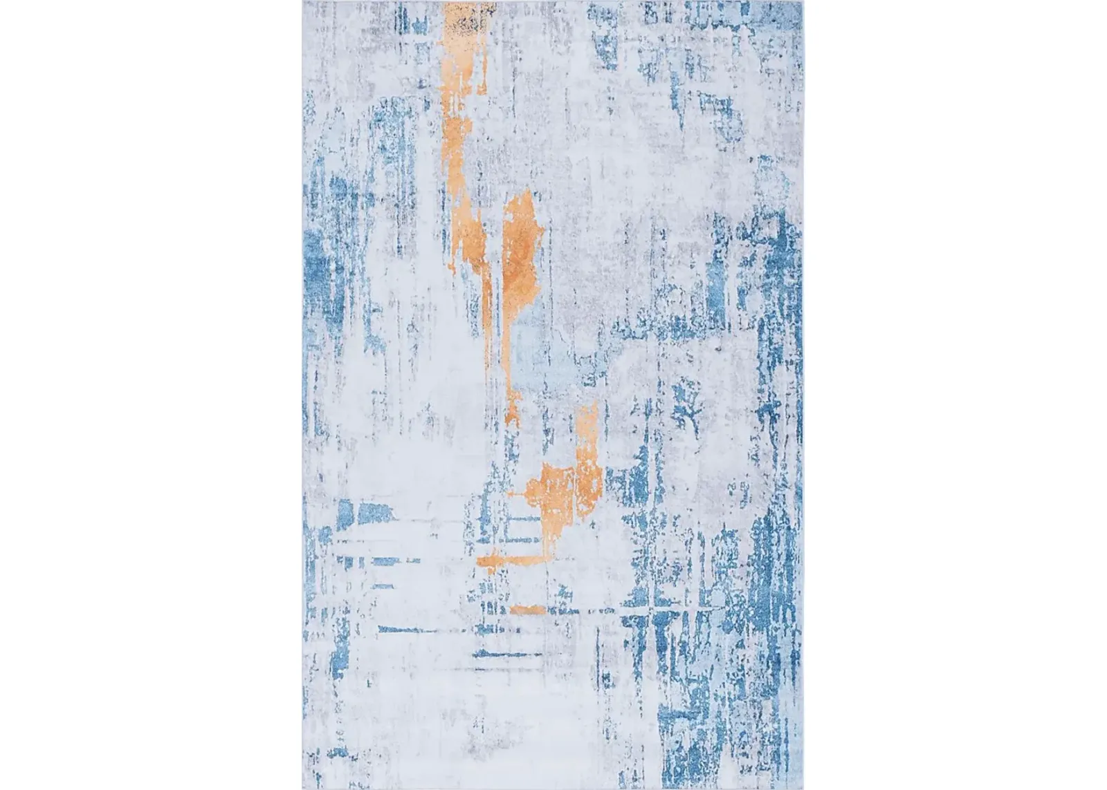 Phirzal Gray/Blue 5' x 8' Rug