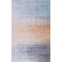 Zavo Gray/Rust 5' x 8' Rug