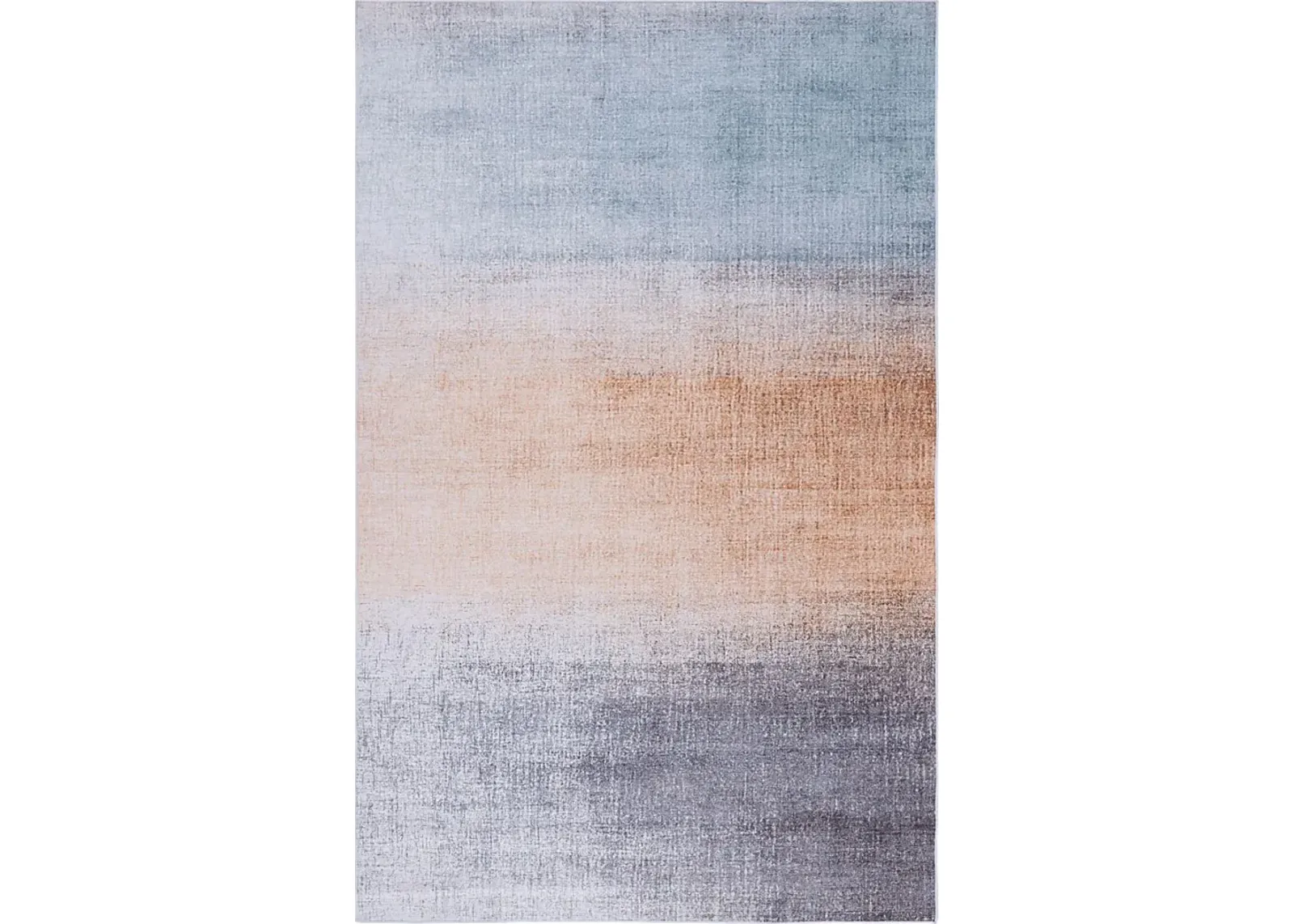 Zavo Gray/Rust 5' x 8' Rug