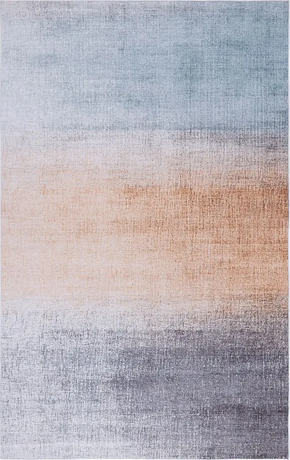 Zavo Gray/Rust 5' x 8' Rug