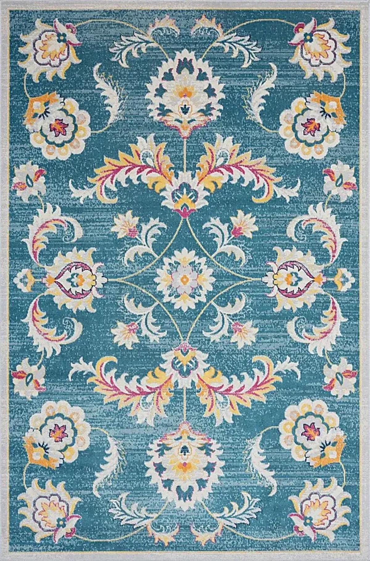 Galmu Blue 5'3 x 7'10 Indoor/Outdoor Rug