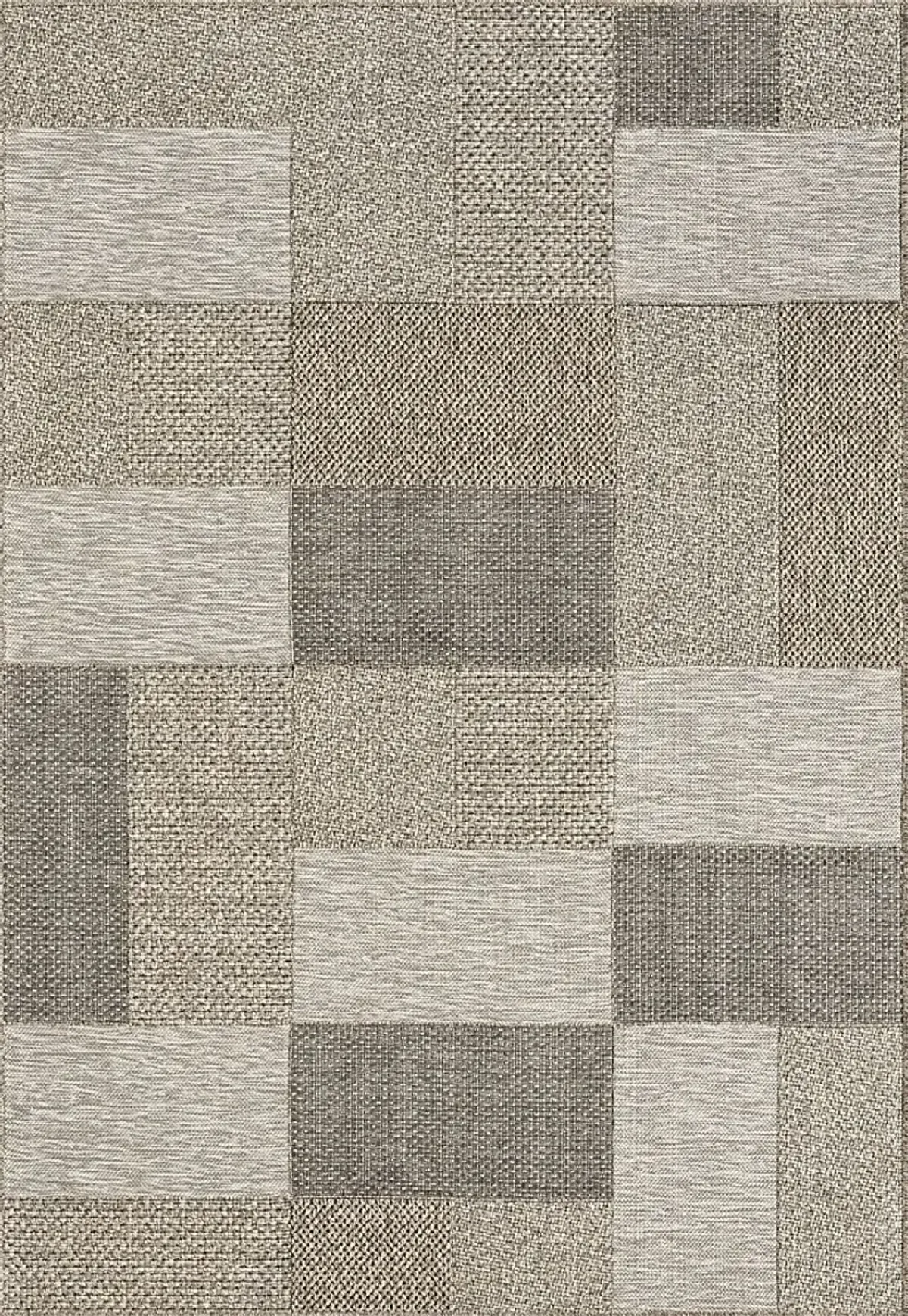 Ahedho Tan 5' x 7' Indoor/Outdoor Rug