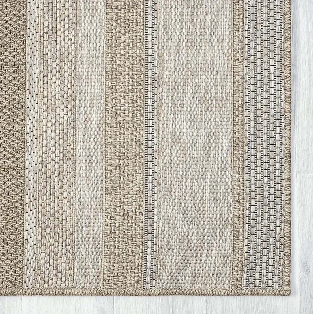 Berwa Tan 5' x 7' Indoor/Outdoor Rug