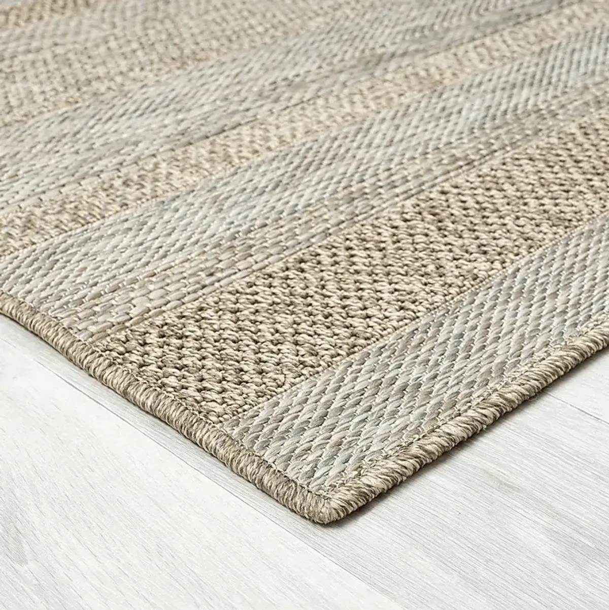 Berwa Tan 5' x 7' Indoor/Outdoor Rug