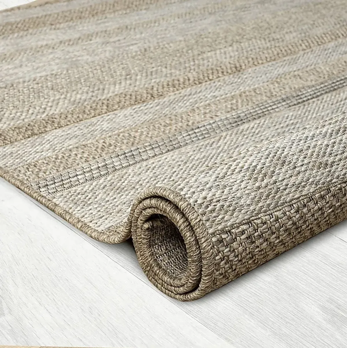 Berwa Tan 5' x 7' Indoor/Outdoor Rug