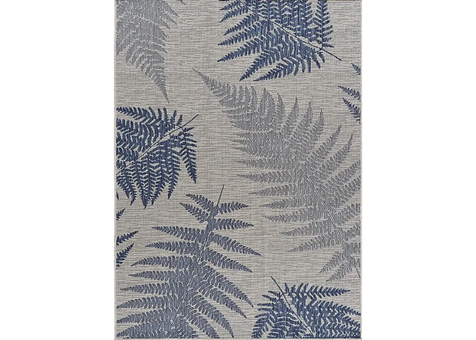 Naiso Blue 5'3 x 7'3 Indoor/Outdoor Rug