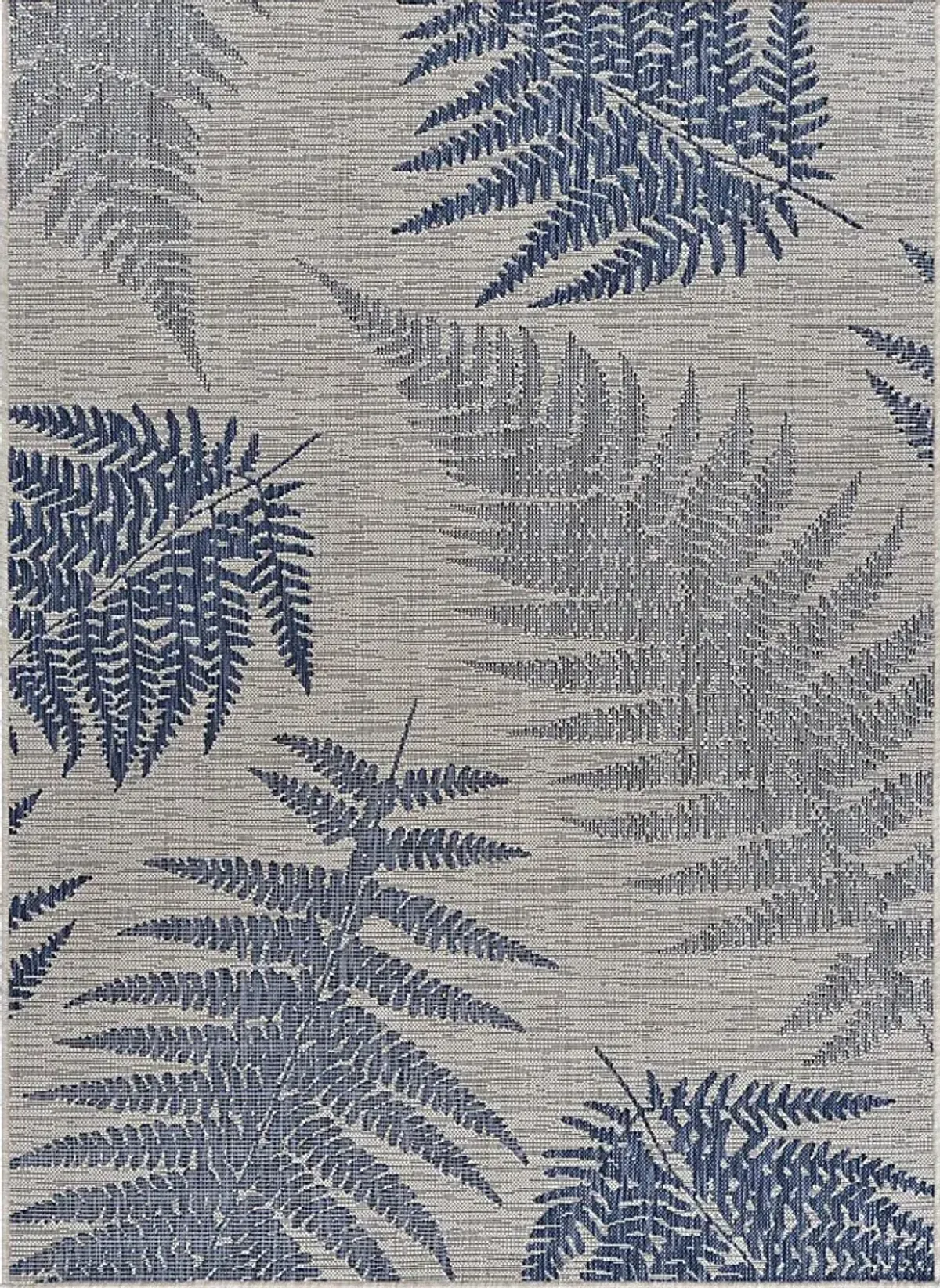 Naiso Blue 5'3 x 7'3 Indoor/Outdoor Rug