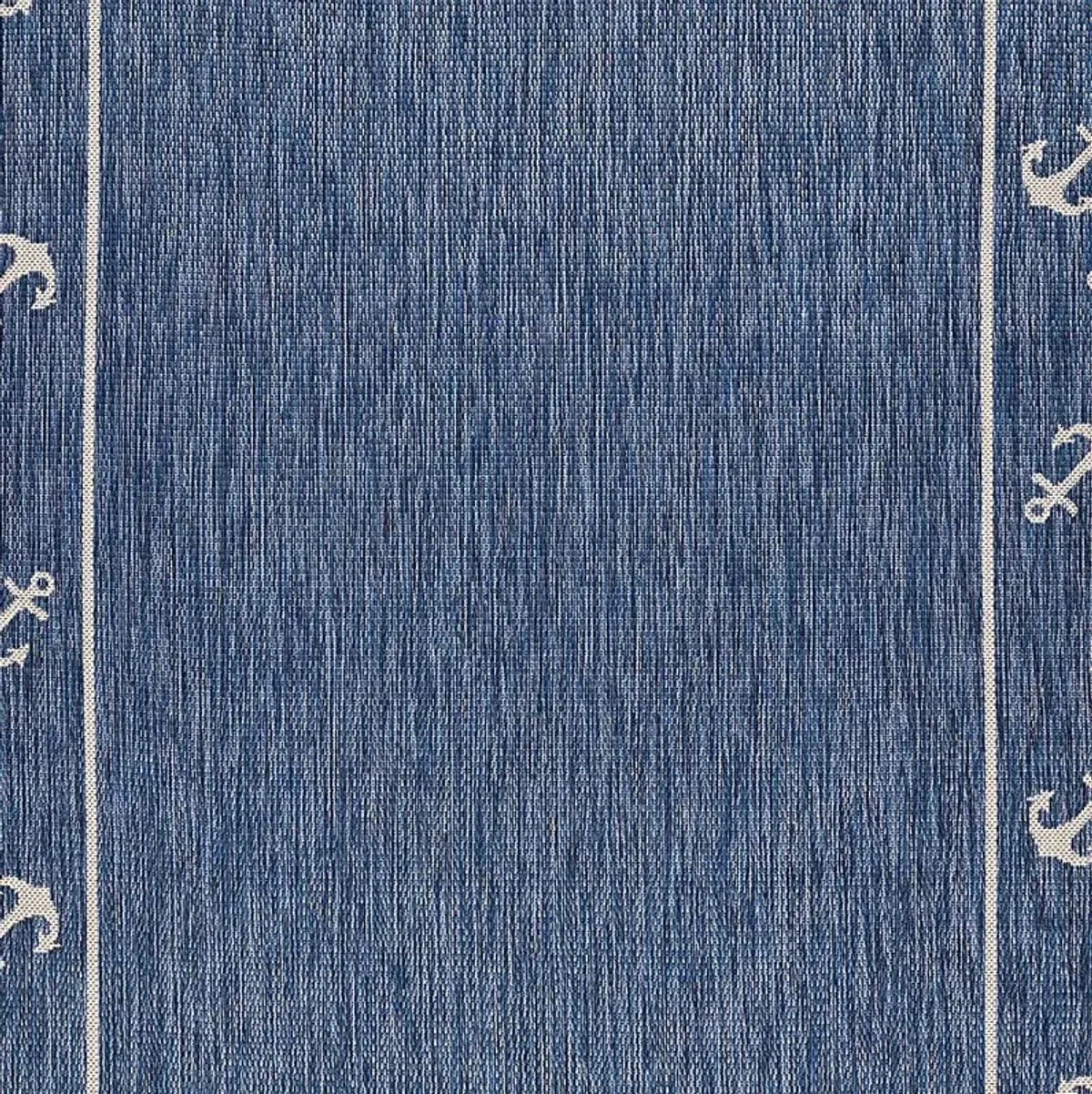 Oyufi Blue 5'3 x 7' Indoor/Outdoor Rug