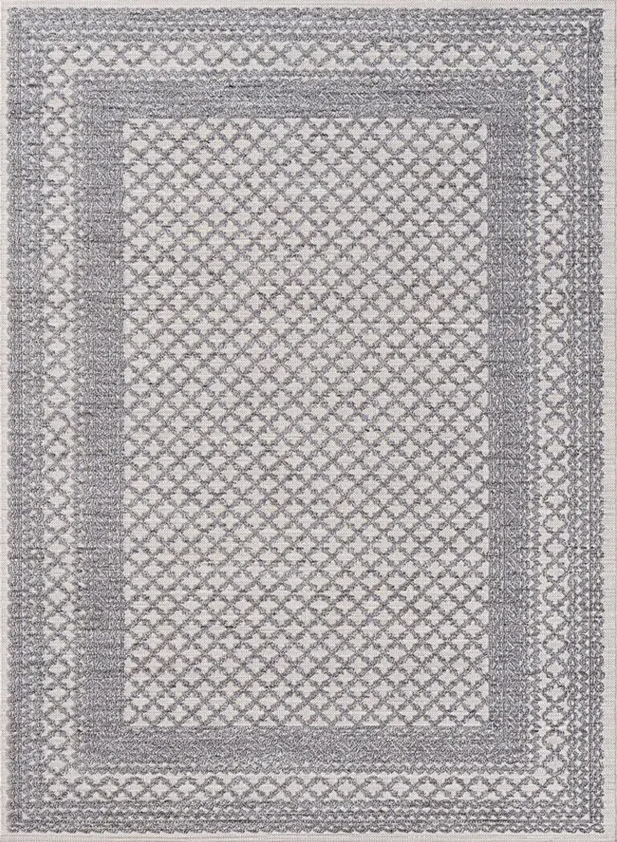 Isioco Blue 5' x 7' Indoor/Outdoor Rug