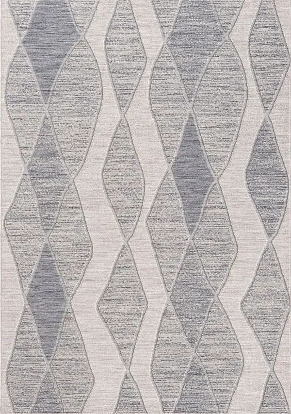 Boyale Blue 5' x 7' Indoor/Outdoor Rug