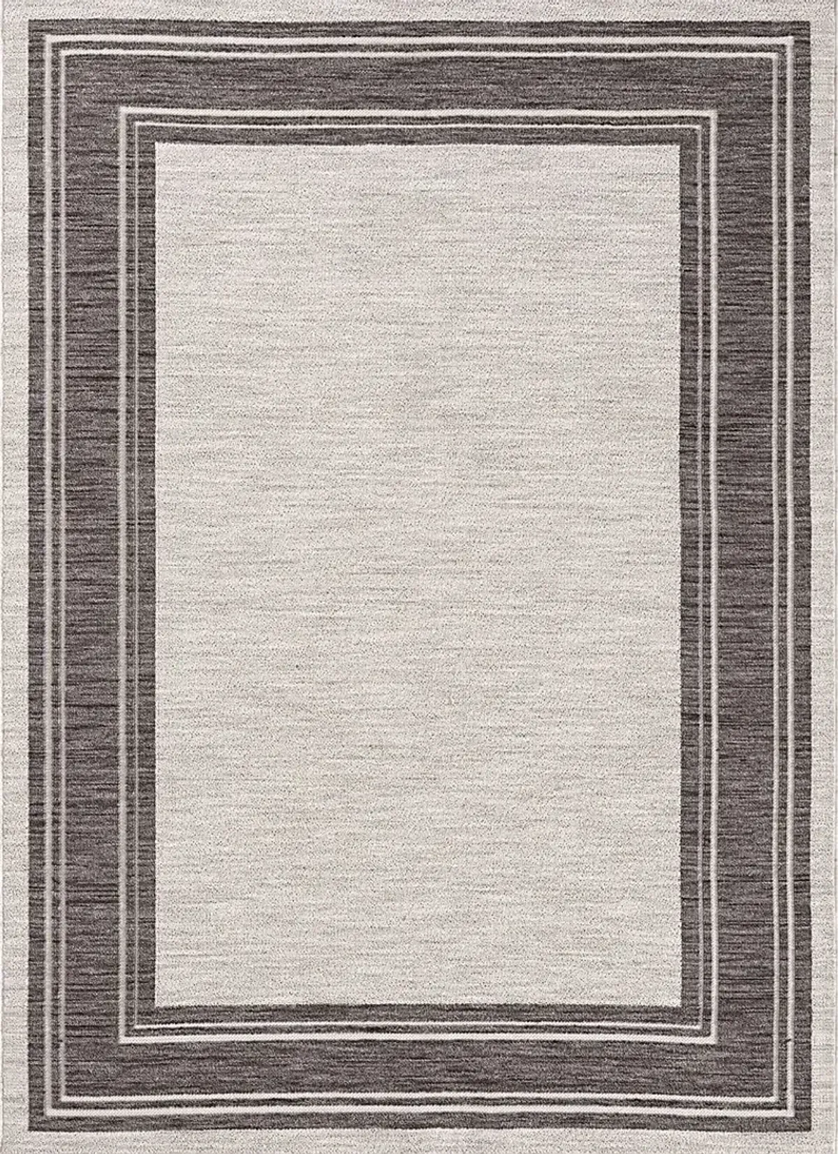 Garlaba Ivory 5' x 7' Indoor/Outdoor Rug