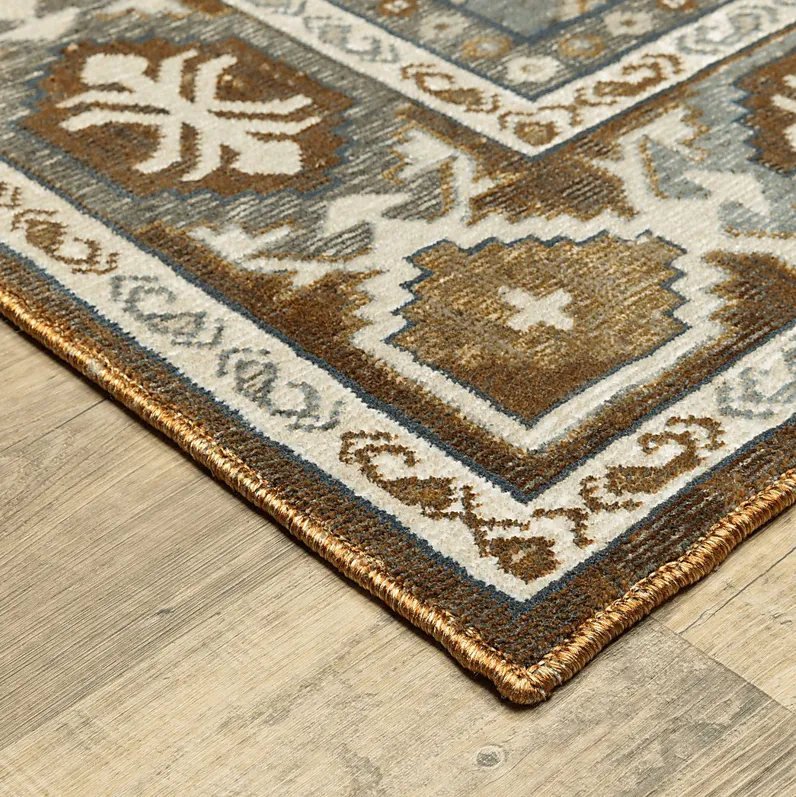 Chemmis Rust 5'3 x 7'6 Rug