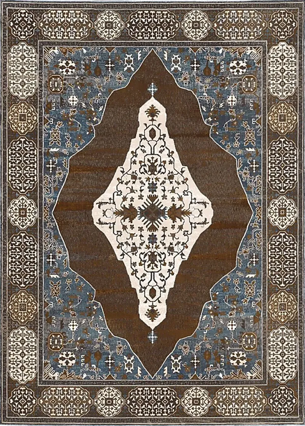 Firesun Rust 5'3 x 7'6 Rug