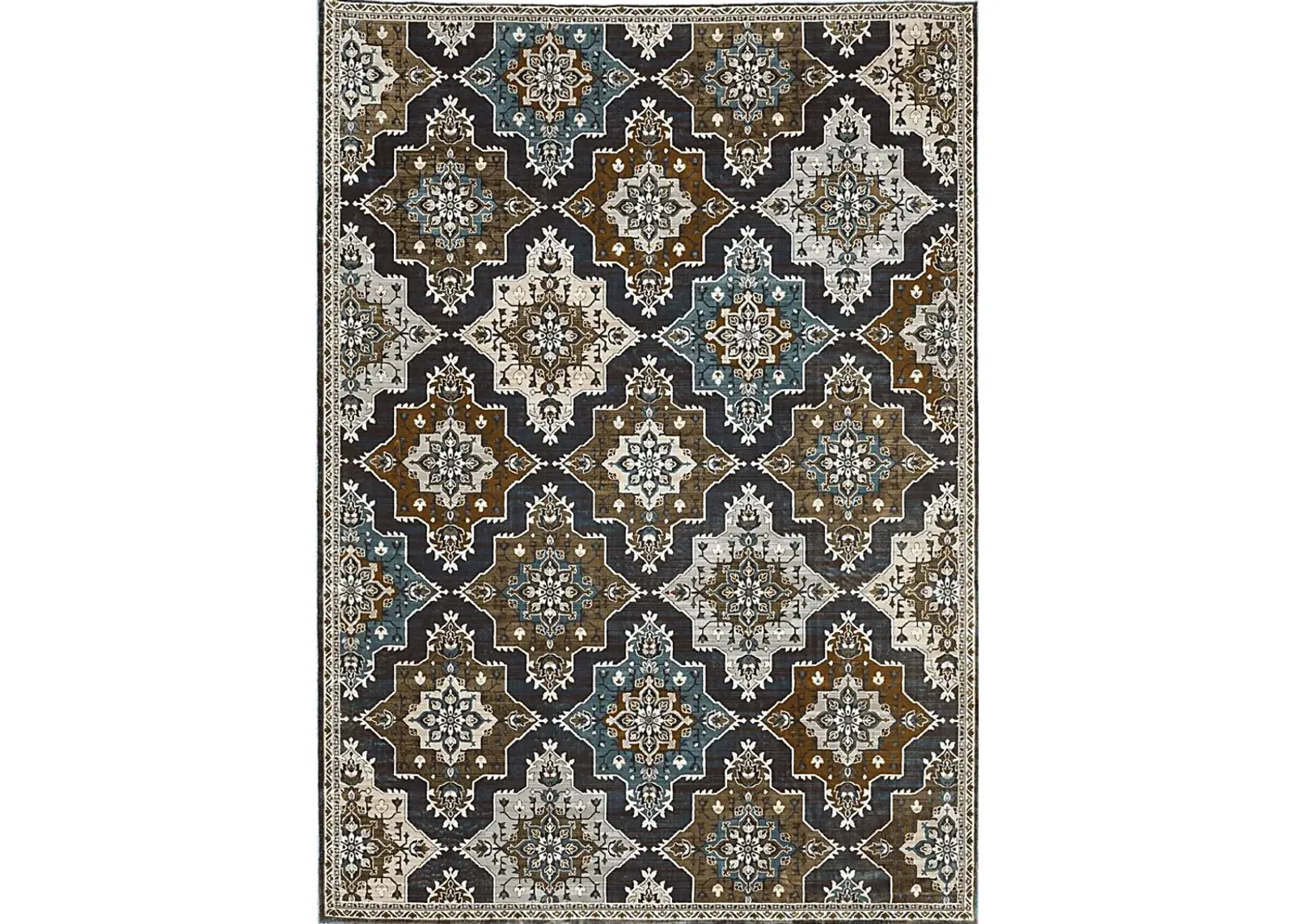 Raziya Rust 5'3 x 7'6 Rug