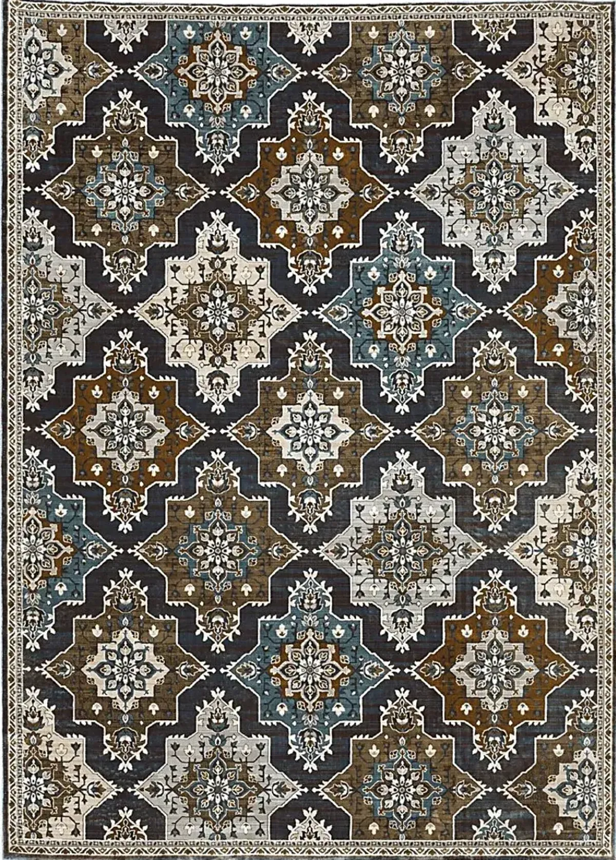 Raziya Rust 5'3 x 7'6 Rug