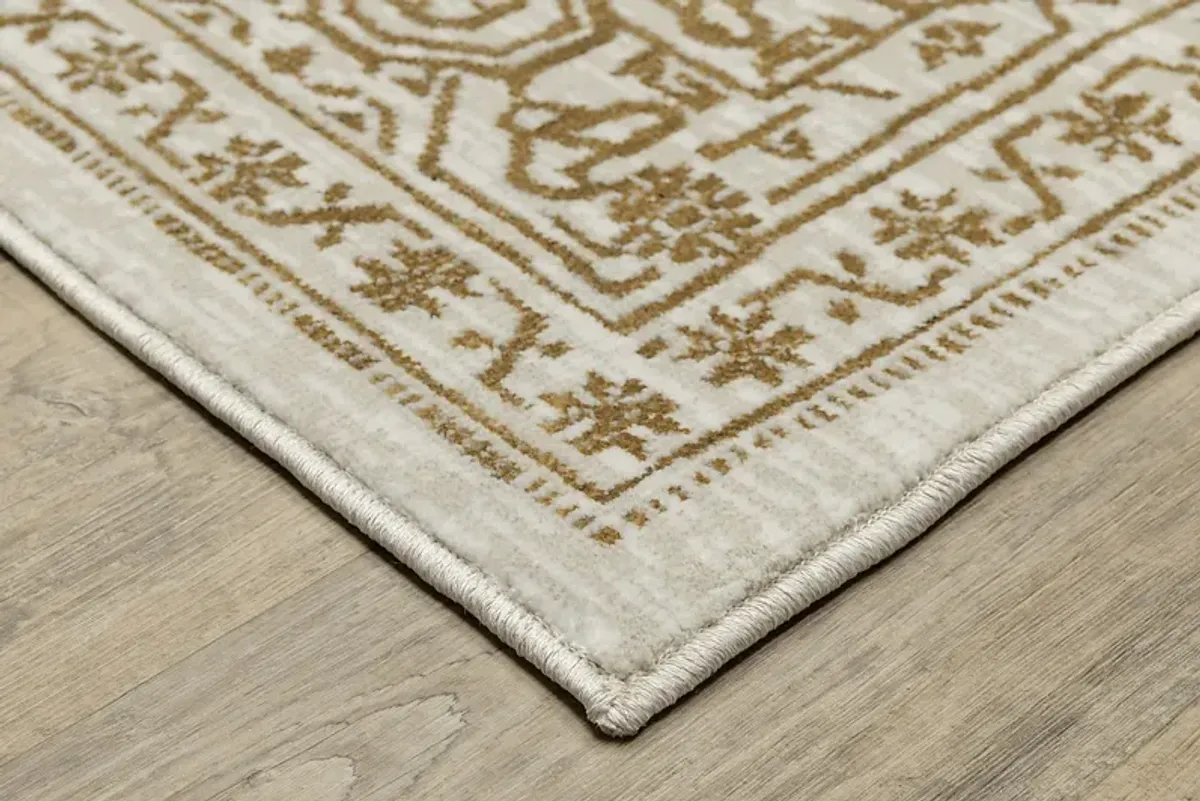 Bennu Ivory 5'3 x 7'6 Rug