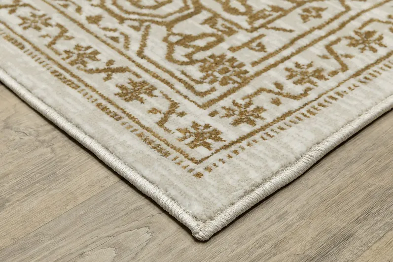 Bennu Ivory 5'3 x 7'6 Rug