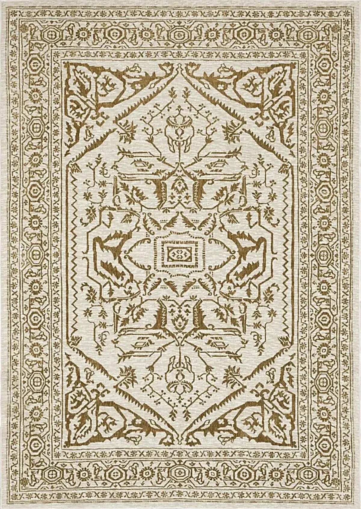 Bennu Ivory 5'3 x 7'6 Rug