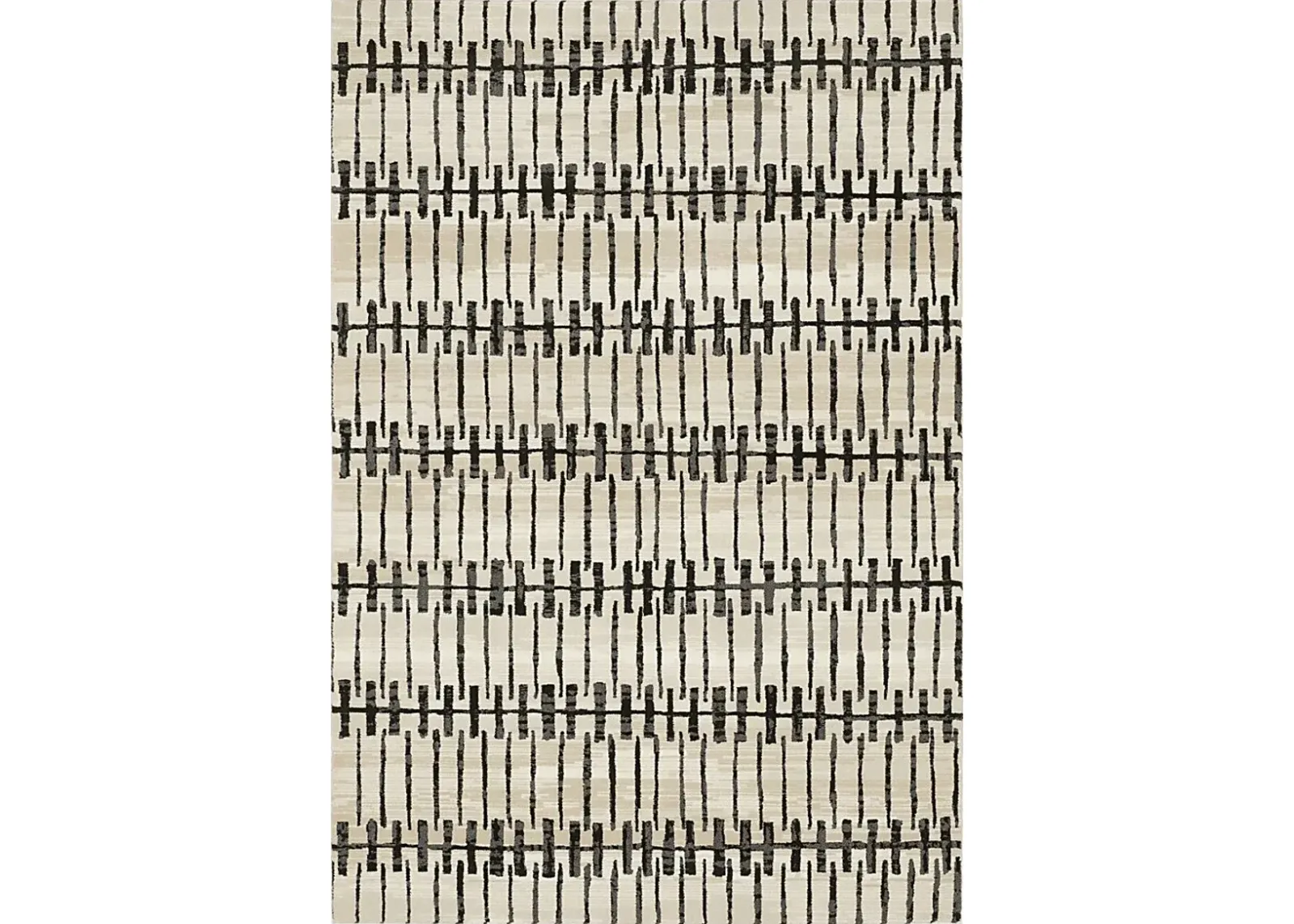 Ritho Ivory 5'3 x 7'6 Rug