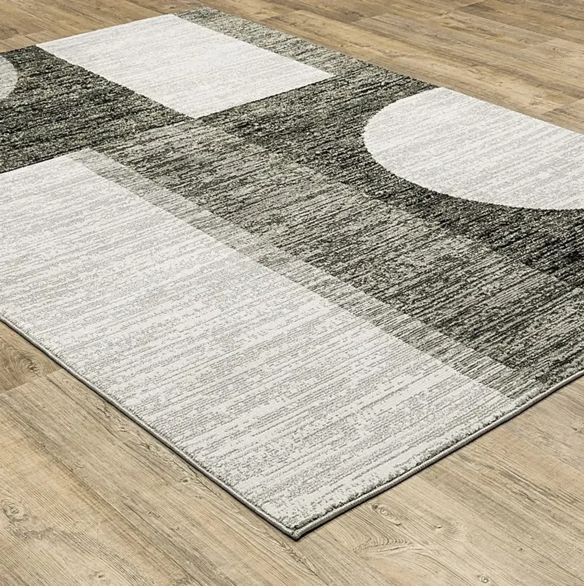 Mandla Charcoal 5'3 x 7'6 Rug