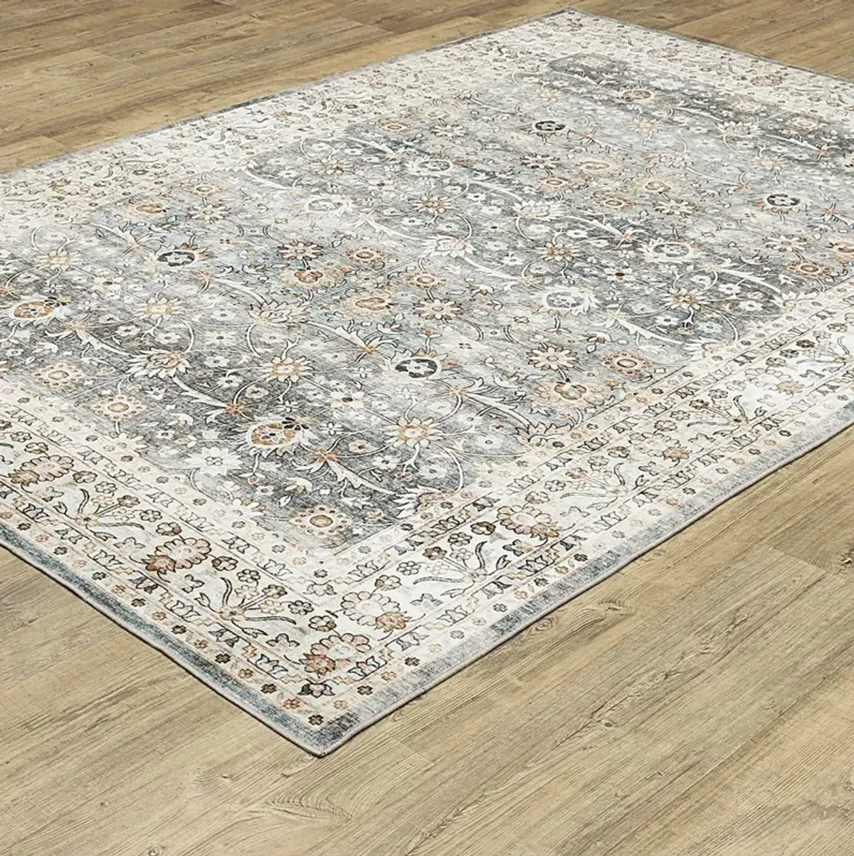 Kids Zolly Gray 5' x 7' Rug