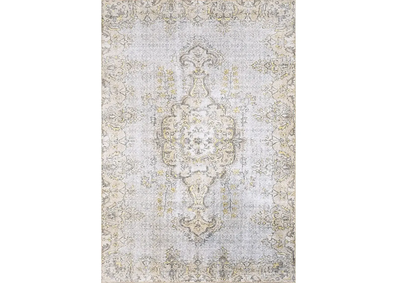 Kids Heritage Hues II Gray 5'3 x 7'6 Rug