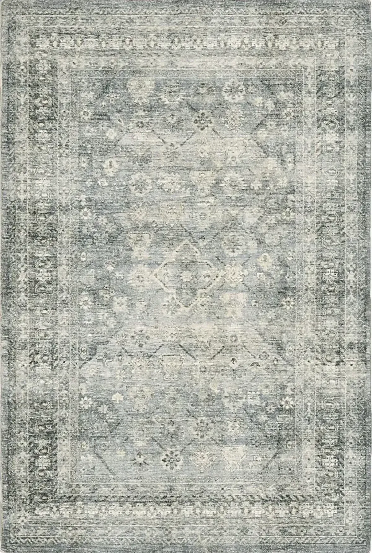 Kids Garden Treasures III Blue 5'3 x 7'3 Rug