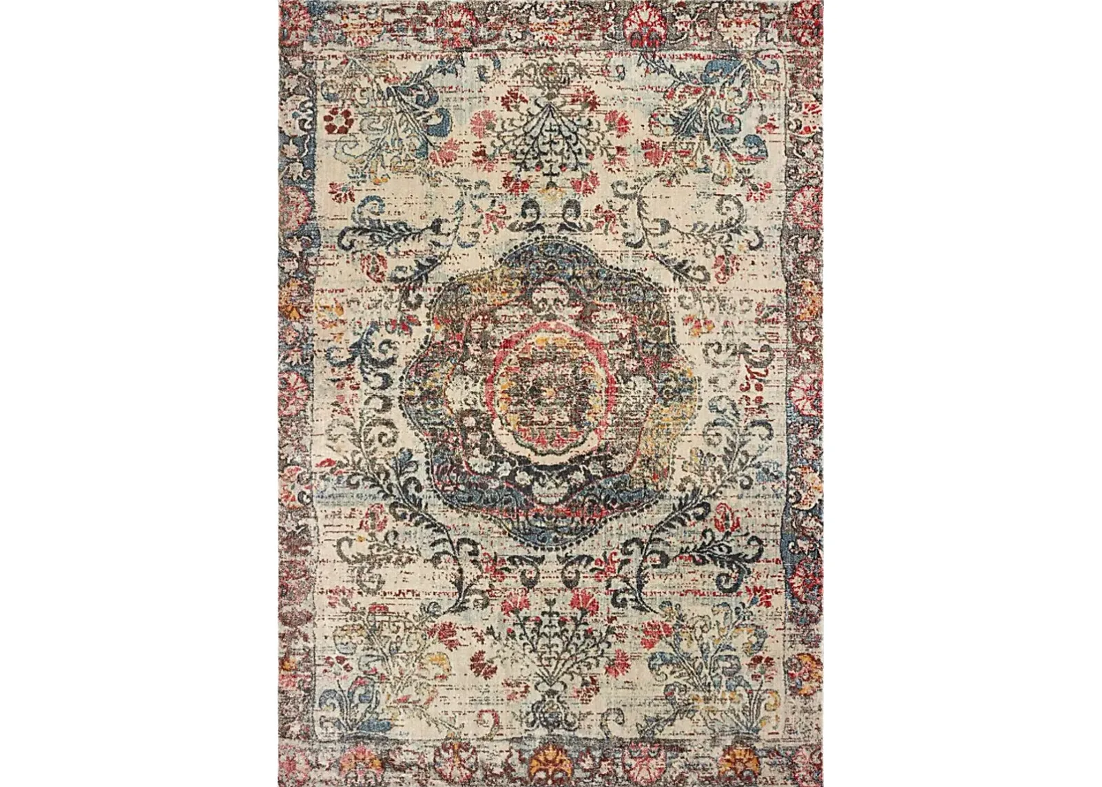 Kids Vintage Haven I Multi 5'3 x 7'6 Rug