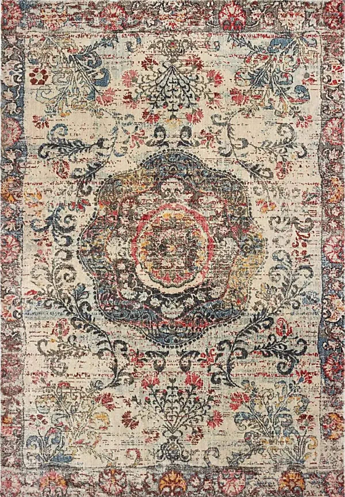 Kids Vintage Haven I Multi 5'3 x 7'6 Rug