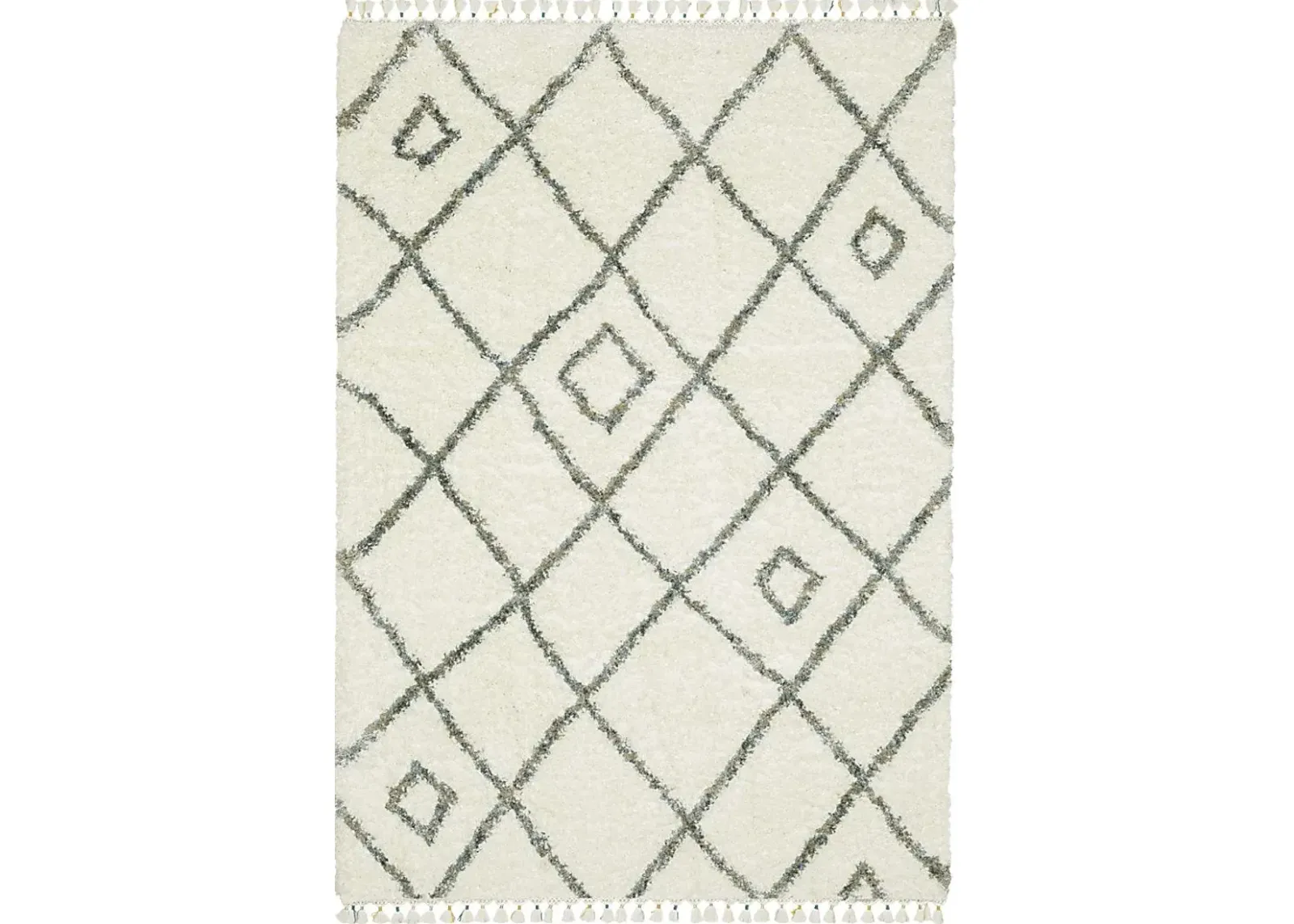 Kids Berber Beauty Ivory 5'3 x 7'6 Rug