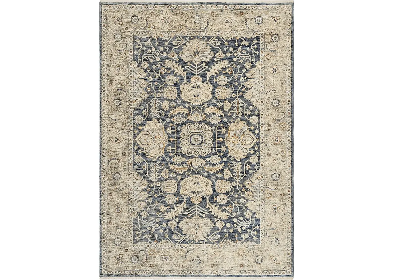 Pohelis Navy 5' x 7'10 Rug