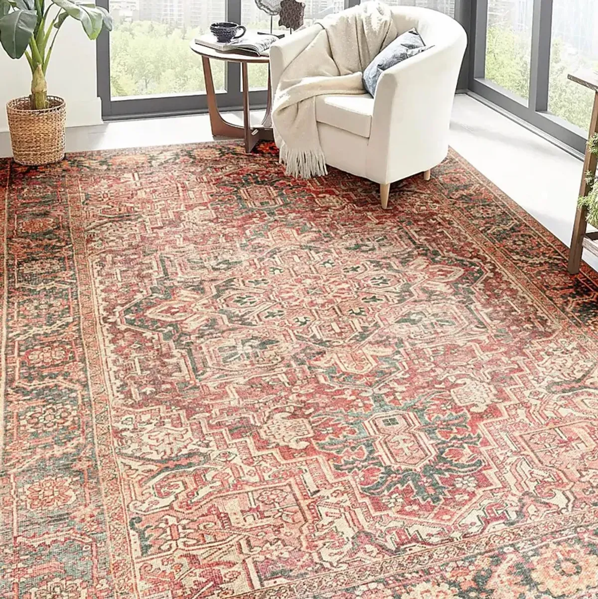 Darcord Red 5' x 7'6 Rug