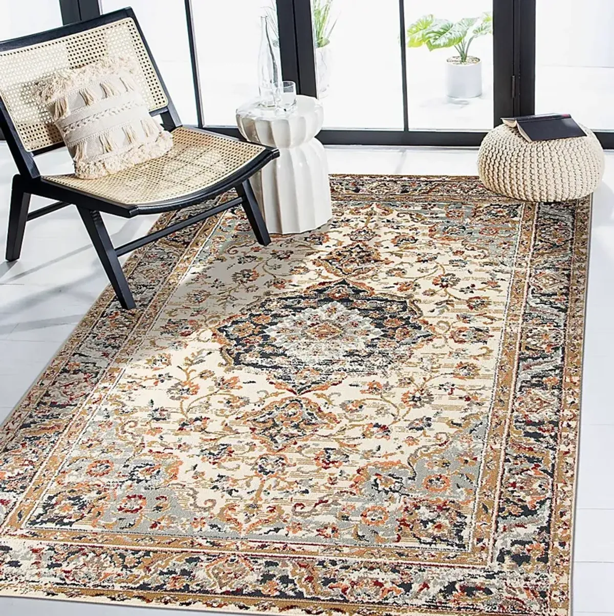 Halitona Ivory 5'1 x 7'6 Rug