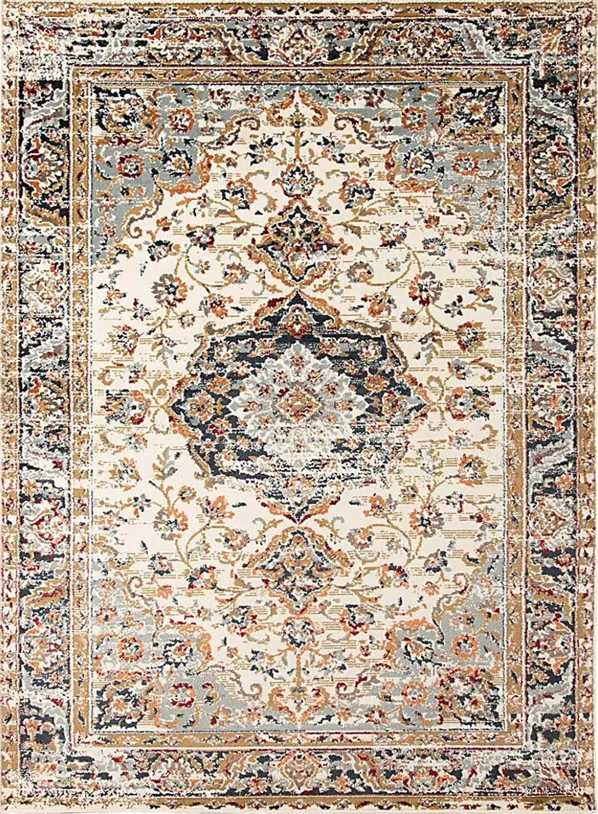 Halitona Ivory 5'1 x 7'6 Rug