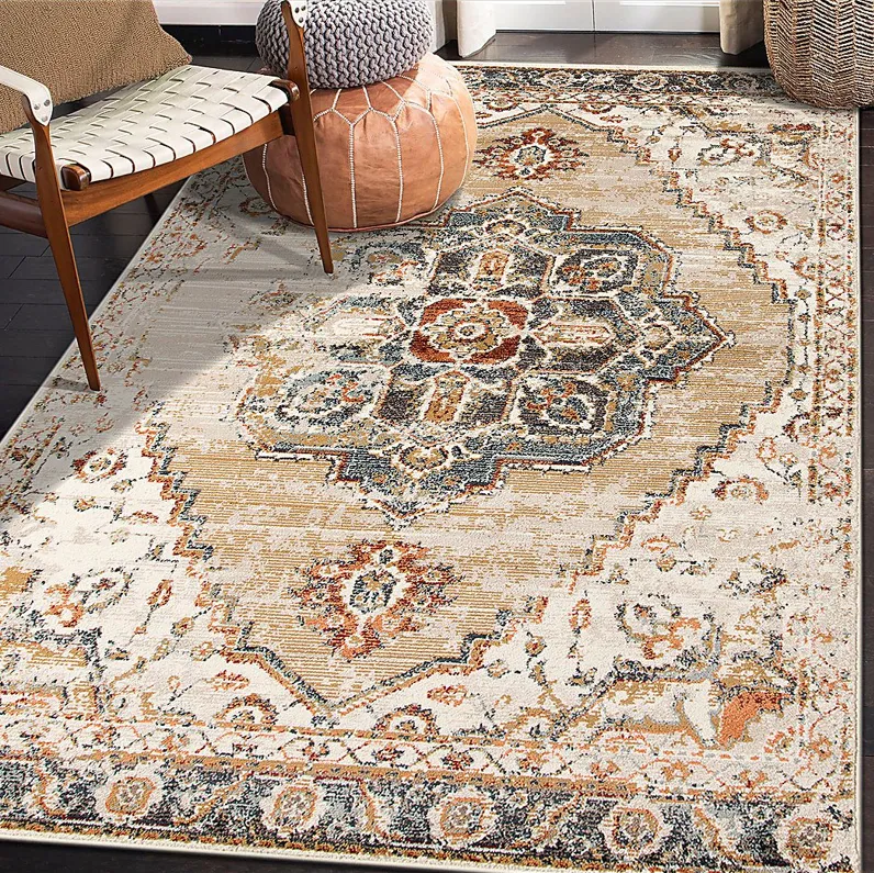 Ridgena Gold 5'1 x 7'6 Rug