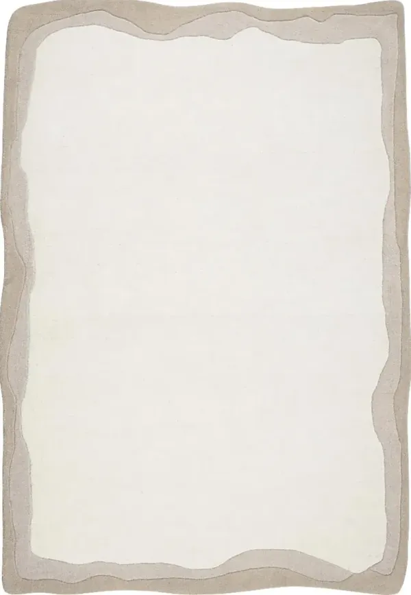 Petalshine Brown 5' x 7' Rug