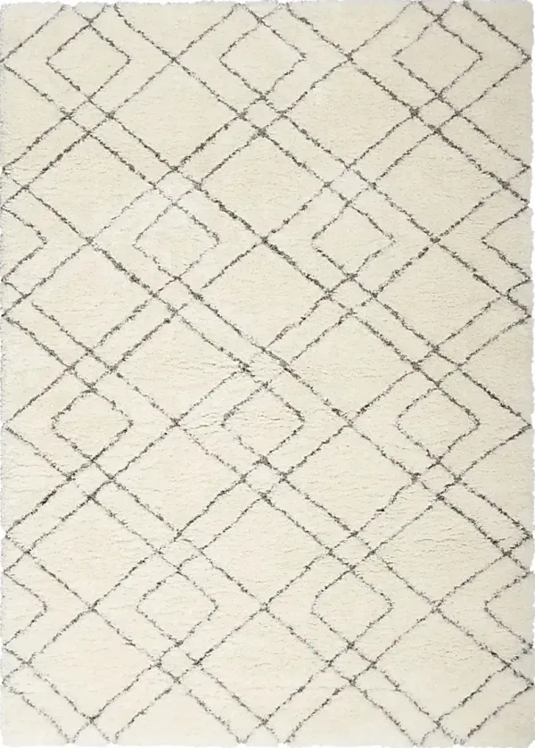 Zulea Ivory 6'7 x 9'2 Rug