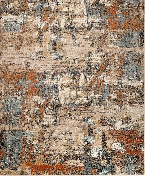 Aguai Orange 7'9 x 9'9 Rug