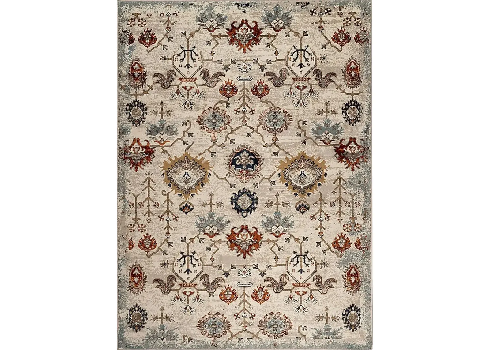 Varena Beige 7'9 x 9'9 Rug