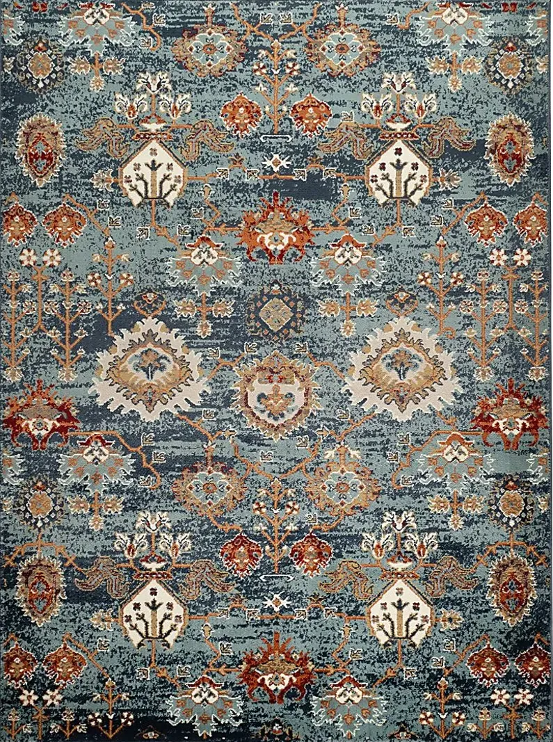 Varena Blue 7'9 x 9'9 Rug